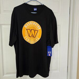 Washington Commanders Men's NFL Ultra Game‎ T-Shirt Black Polyester Sz XXL NWT